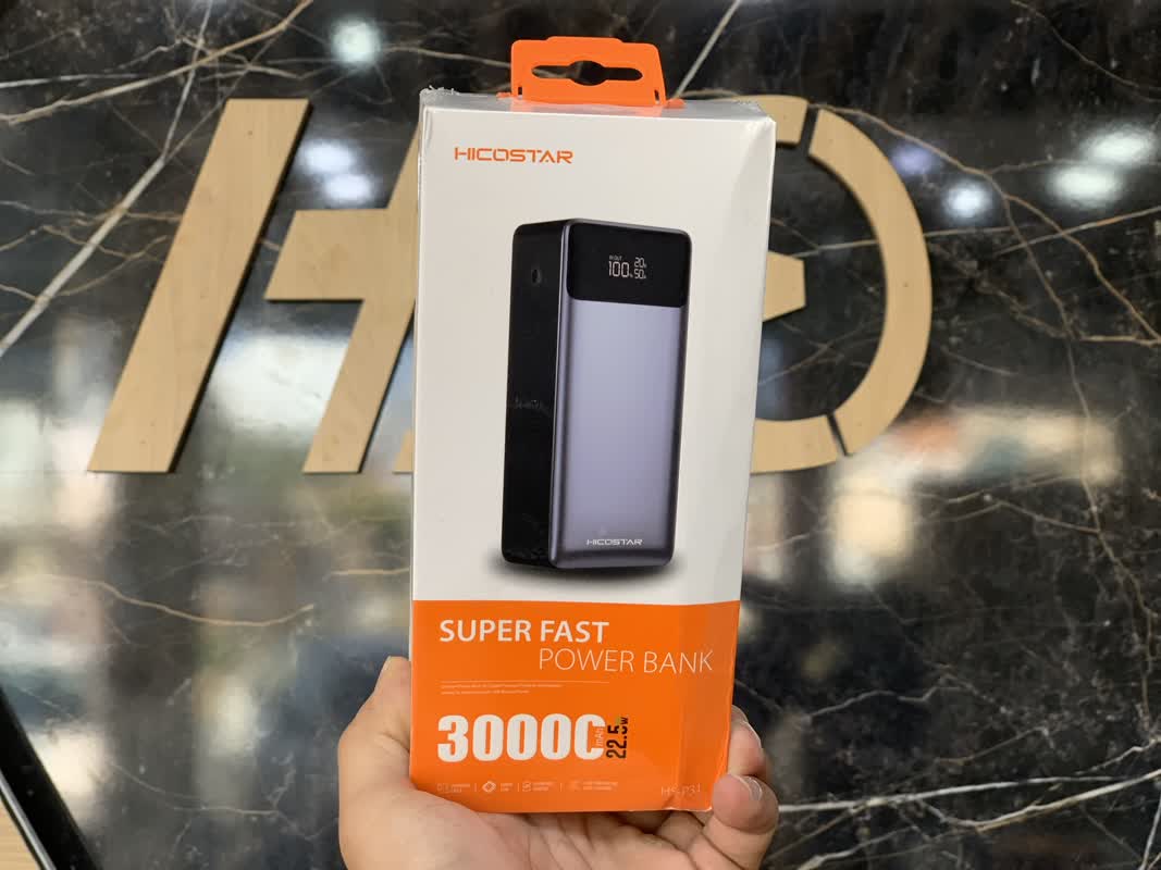 پاور بانک 22.5W هیکو استار مدل HS-P31 ظرفیت 30000 میلی آمپر ساعت